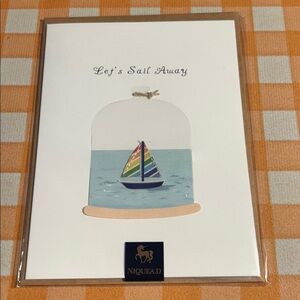 “Let’s Sail Away” Friendship Papyrus card